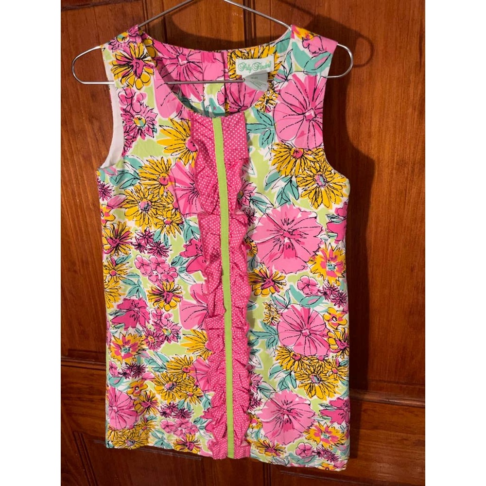 Vintage Polly Flinders Floral Shift Dress EUC sz. 6x